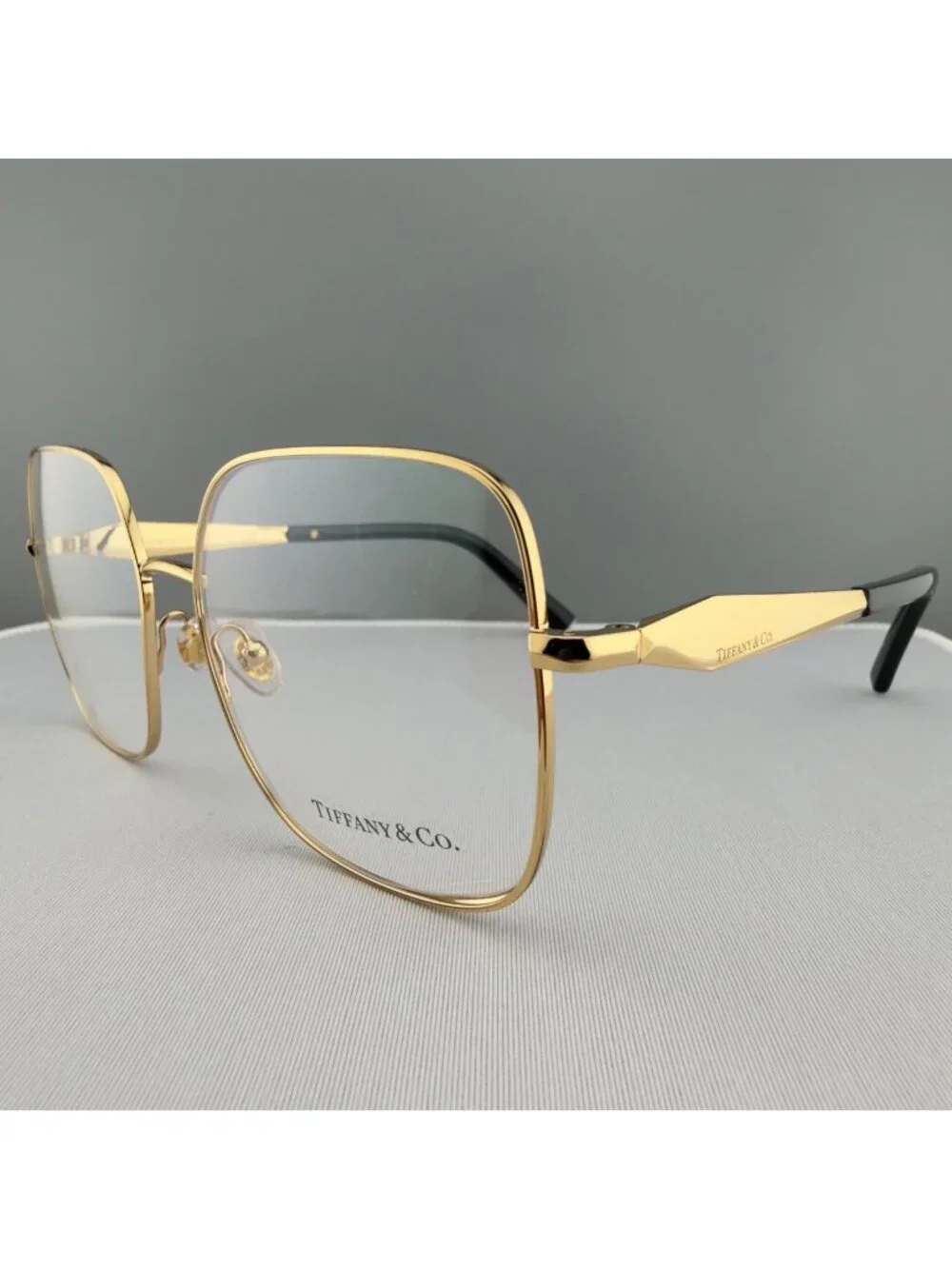Tiffany TF1151 6002 Eyeglasses Frames Shiny Pale Gold Metal 56-16-140